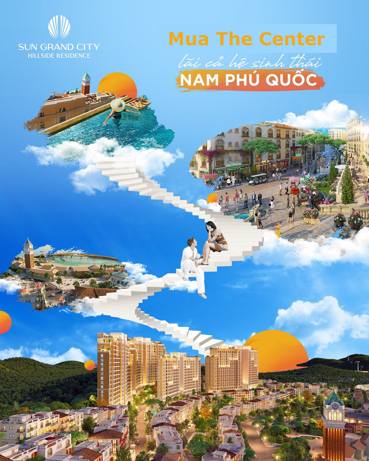 Mua Shophouse The Center Phú Quốc lãi cả một hệ sinh thái Sun Group
