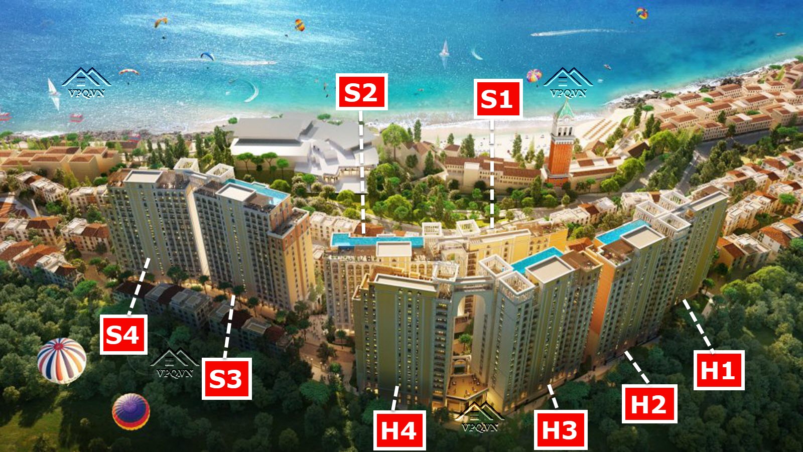 Phối cảnh Sun Grand City Hillside Residence Địa Trung Hải Phú Quốc