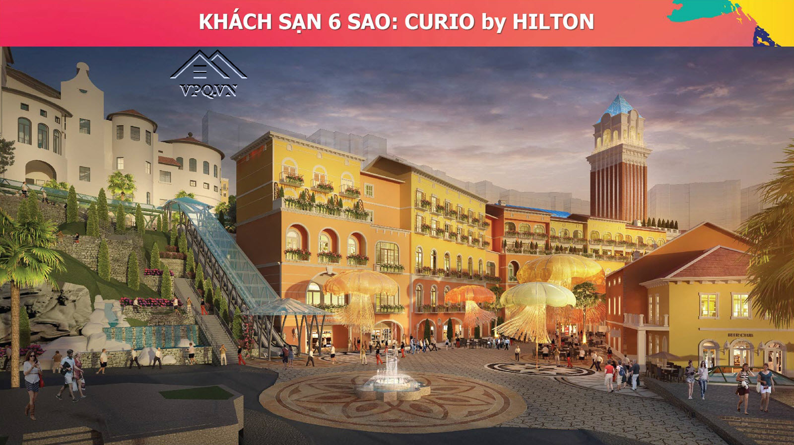 Kh&aacute;ch sạn Curio Collection By Hilton nằm trong Sun Premier Village Primavera
