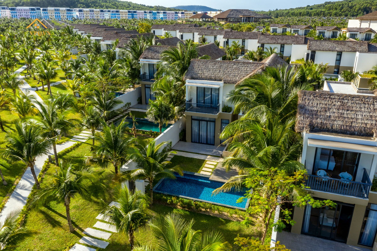 H&igrave;nh ảnh thực tế mẫu B - Biệt thự b&atilde;i Kem