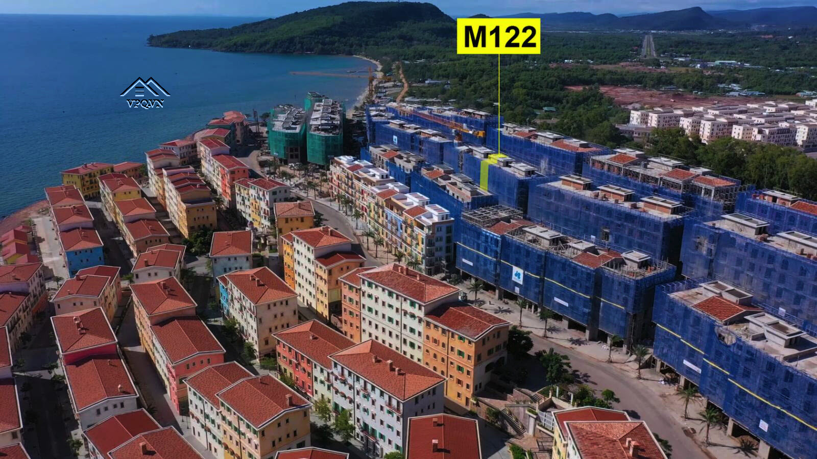 Hình ảnh thực tế vị trí Shophouse M122 The Center