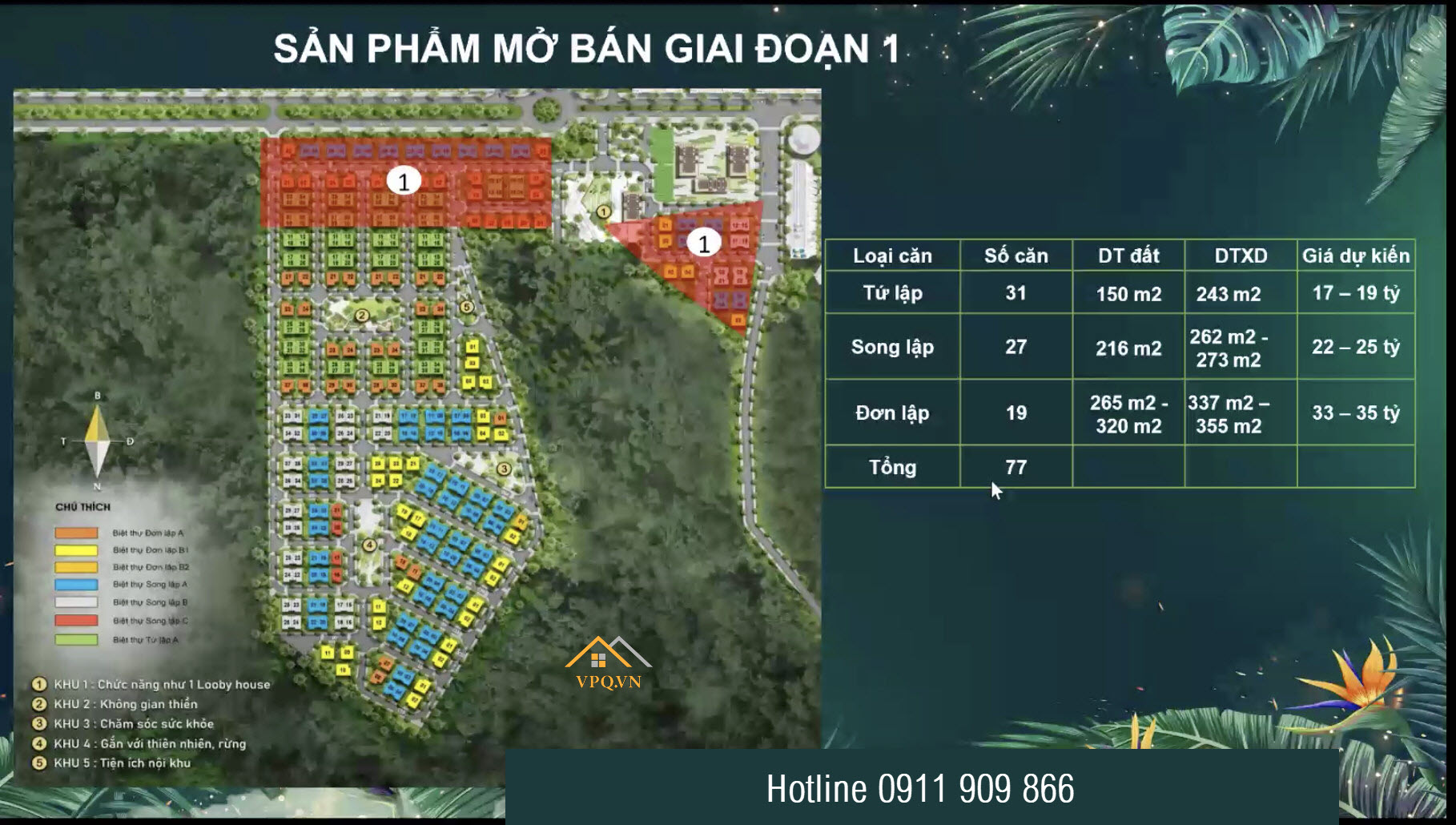 Quỹ căn mở bán đợt 1 tháng 9/2021