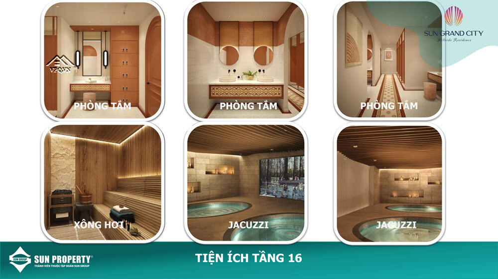 Tiện ích cao cấp tại tầng 16 căn hộ The Sea Hillside Phú Quốc