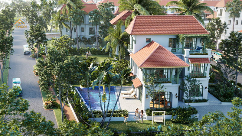 Phối cảnh biệt thự Sun Tropical Village Phú Quốc