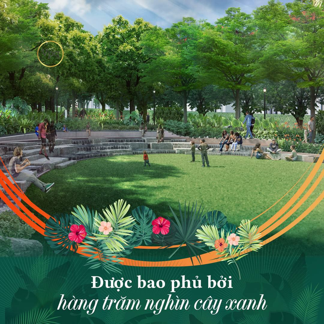 Hàng nghìn cây xanh tại phân khu Tropical Valley