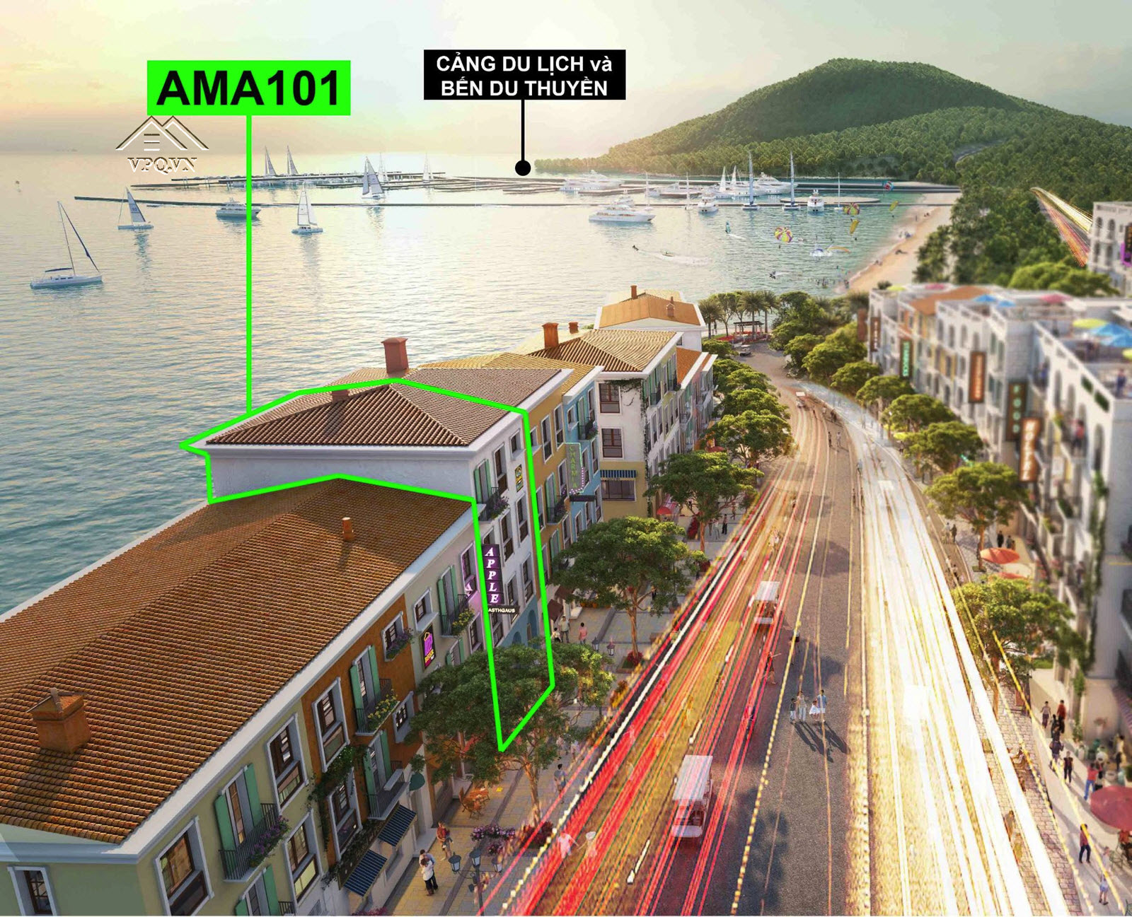 AMA101 - 2 mặt tiền trực diện biển