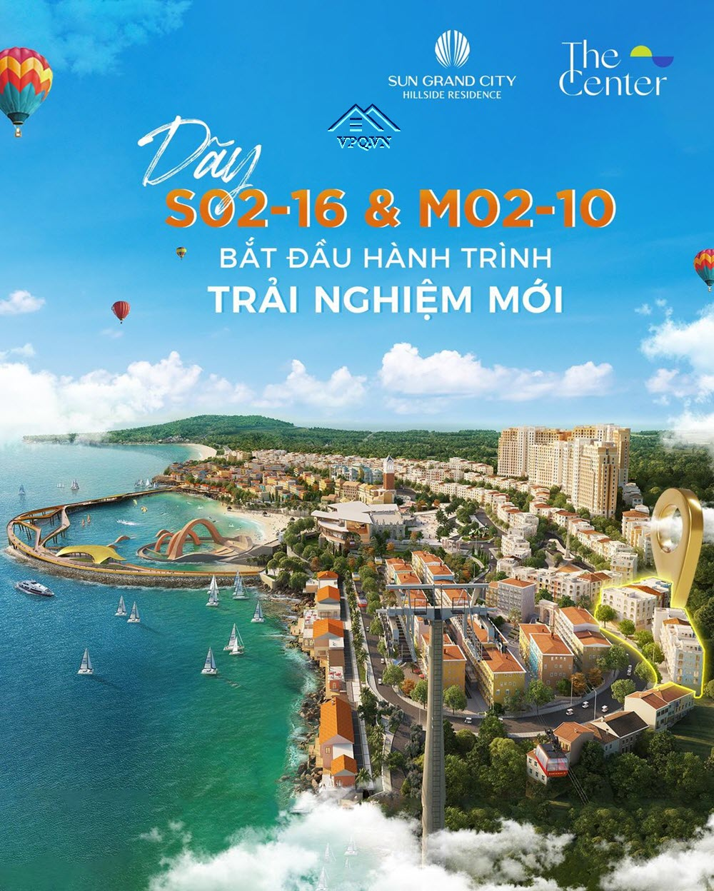 D&atilde;y S02-16 & M02-10 The Center: Bắt đầu h&agrave;nh tr&igrave;nh mới