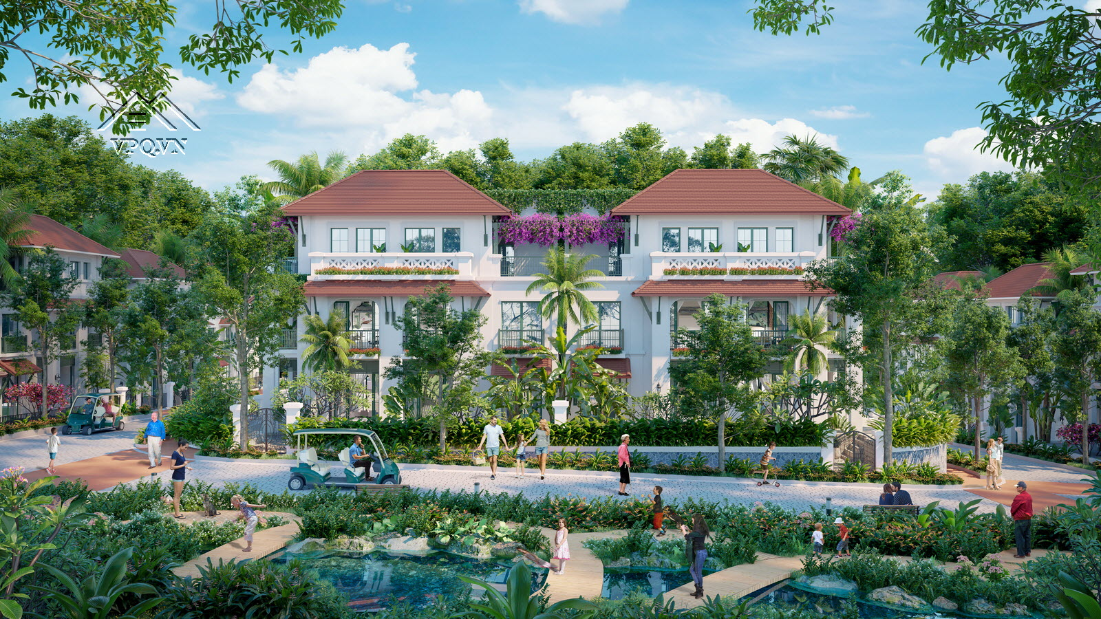 Hình ảnh minh họa công viên Botanica tại Sun Tropical Village