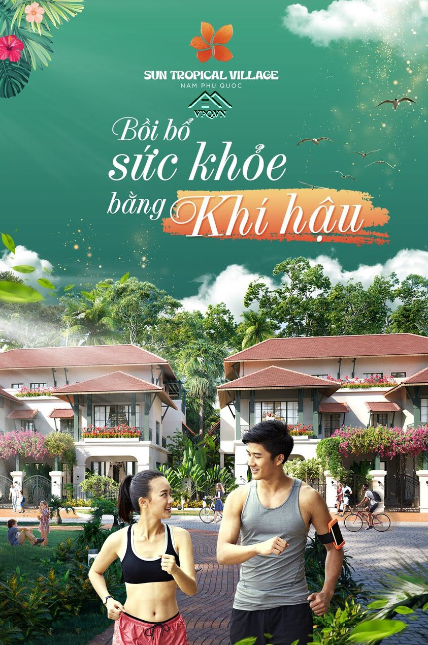 Đặc quyền của cư dân làng nhiệt đới Sun Tropical Village: OXY + Sắc Xanh