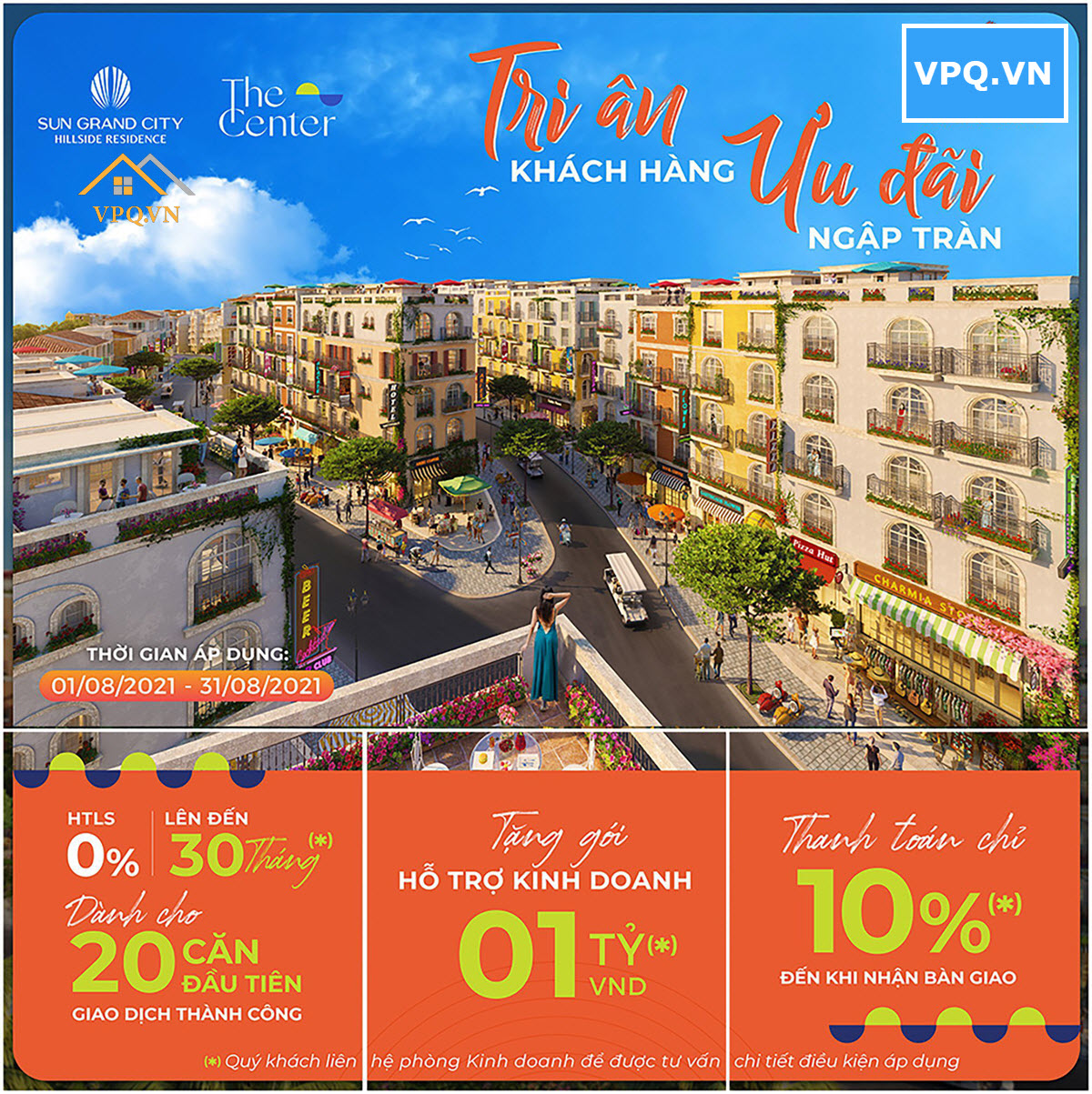 Chính sách bán hàng ưu đãi khủng của Shophouse The Center Phú Quốc