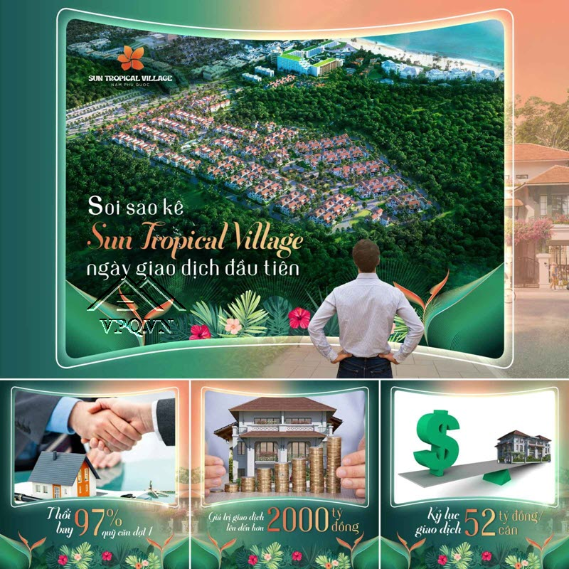 "Soi Sao Kê" booking Sun Tropical Village Phú Quốc