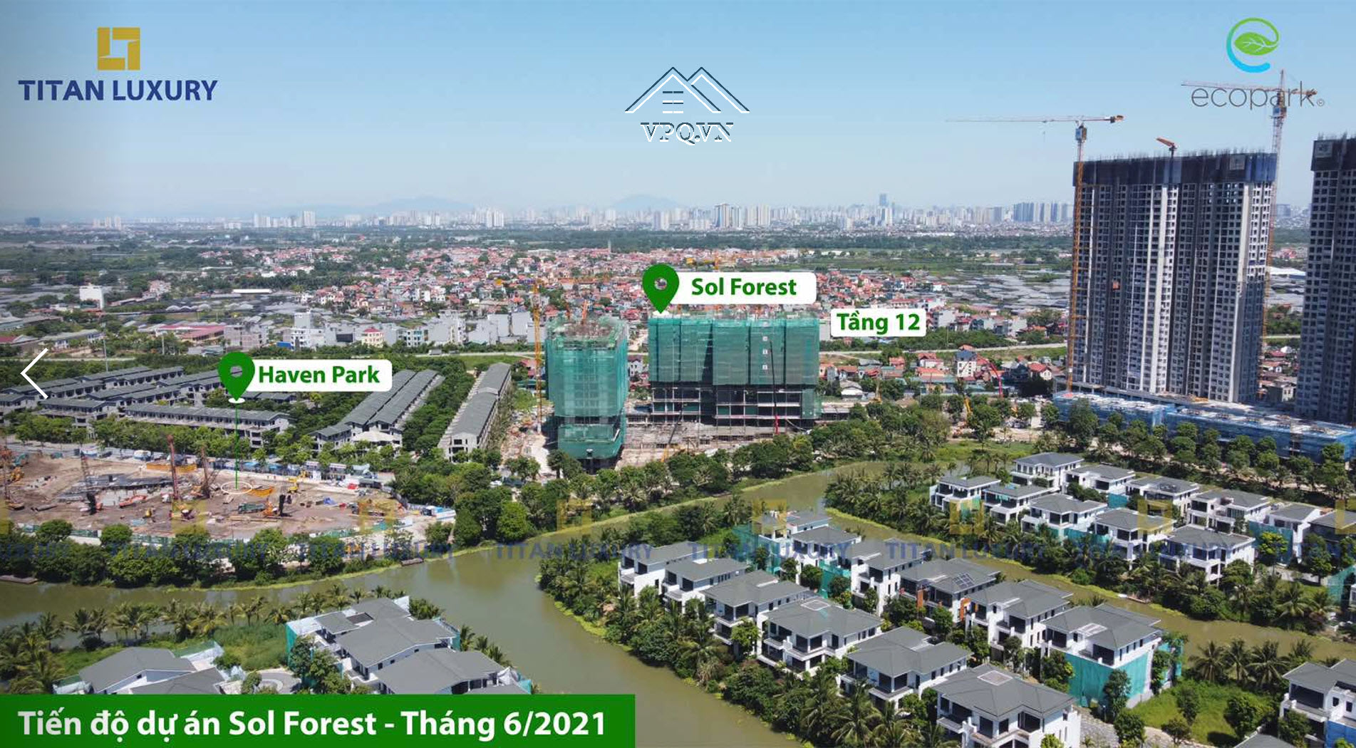 Tiến độ phân khu chung cư Sol Forest