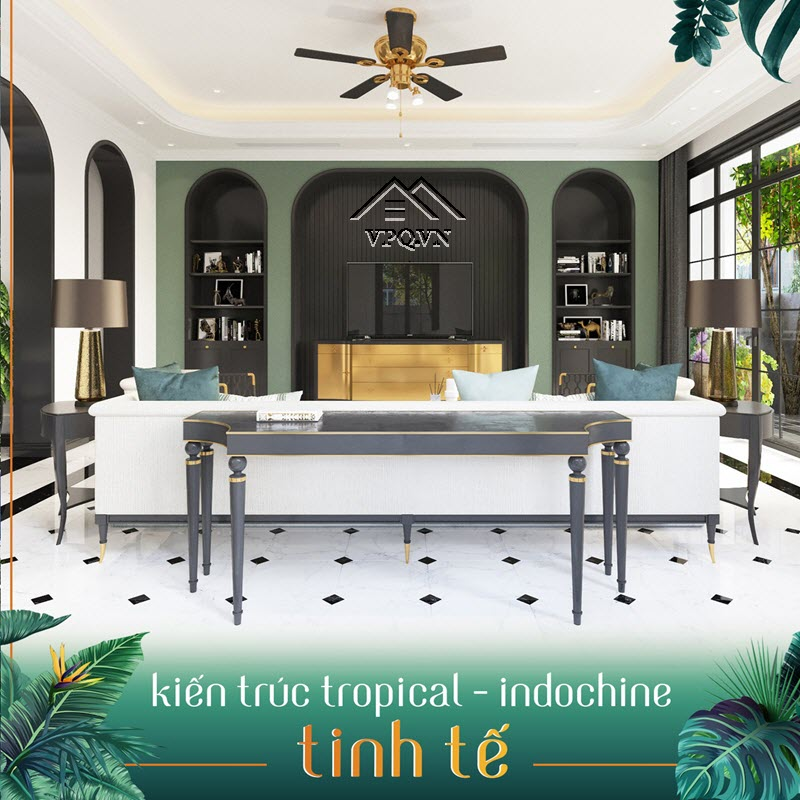 Kiến trúc tropical - indochine tinh tế