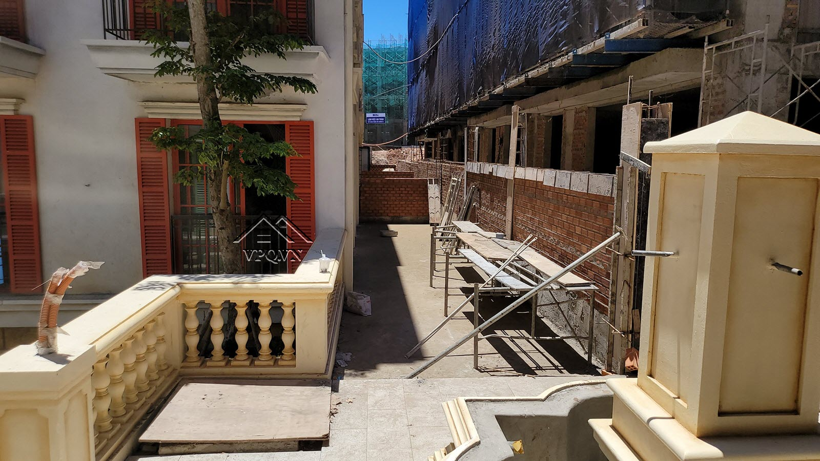 Mặt sau của Shophouse The Center - Những căn một mặt tiền