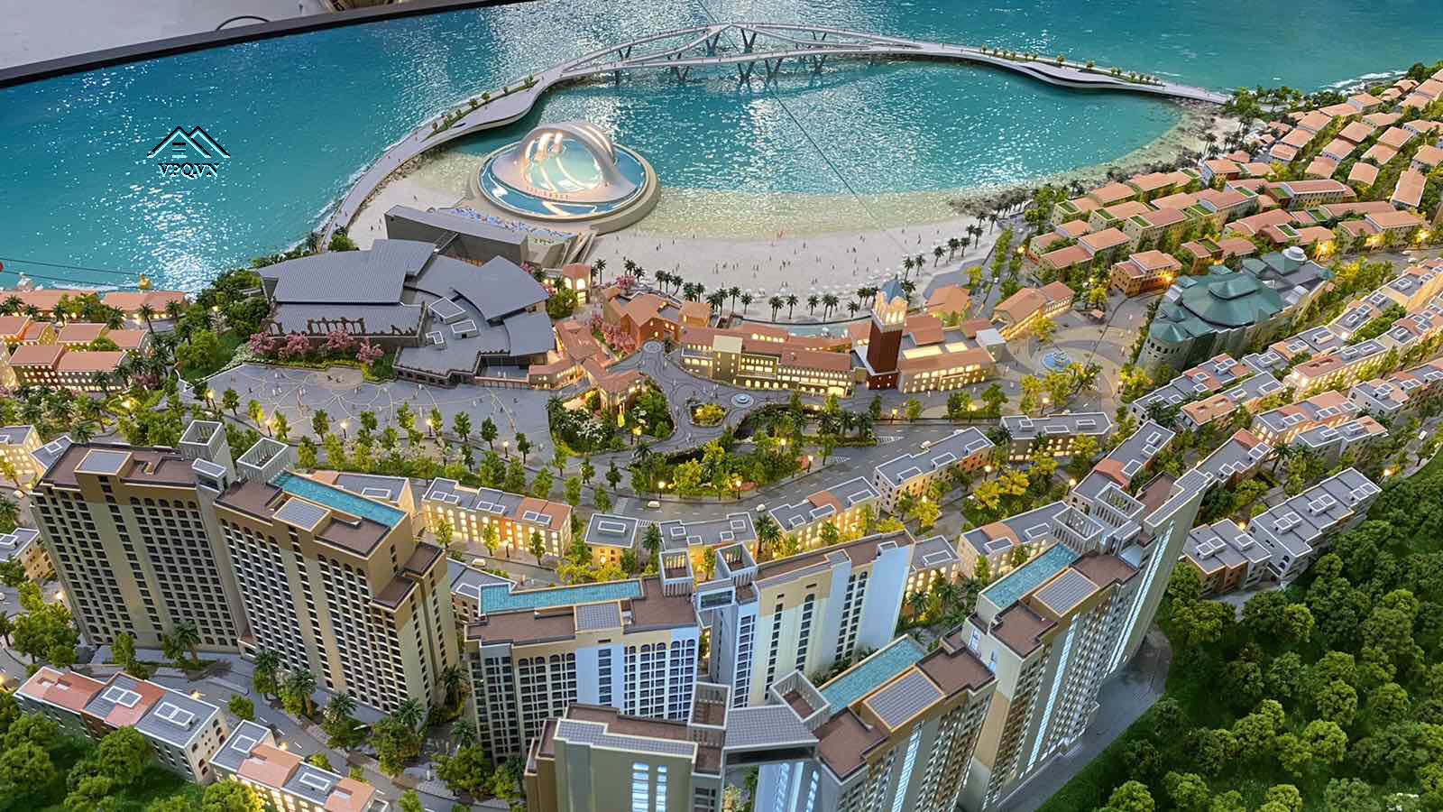 Hệ sinh thái thị trấn Địa Trung Hải Nam Phú Quốc mang lại những tiện ích ngoại khu cho cư dân tòa tháp The Sea