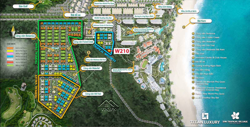 TOP 5 biệt thự nhiệt đới Sun Tropical Village Phú Quốc
