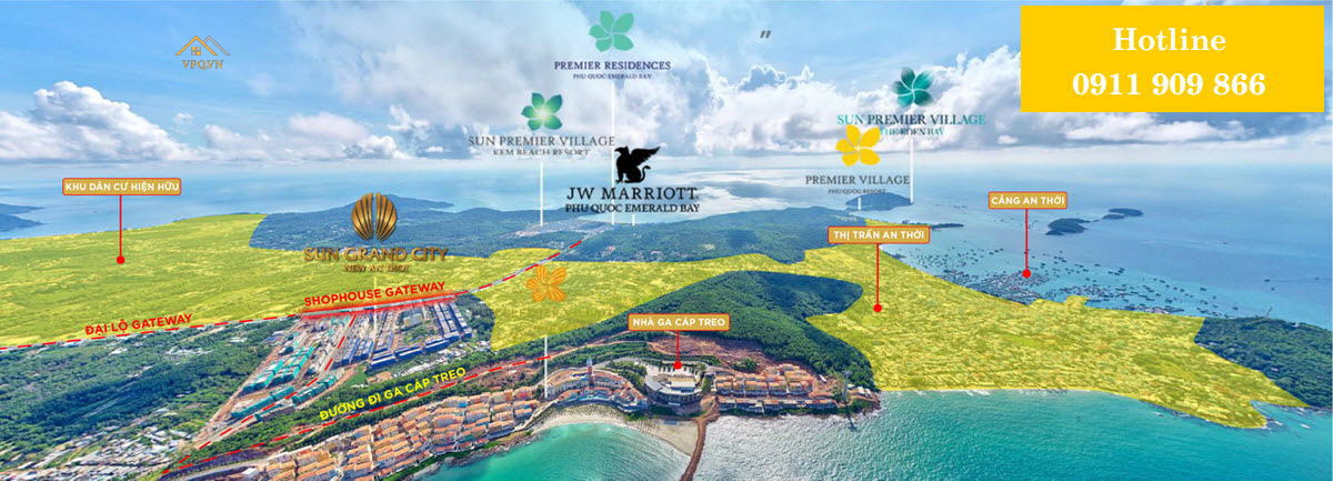 Vị tr&iacute; thực tế &nbsp;Sun Grand City New An Thới