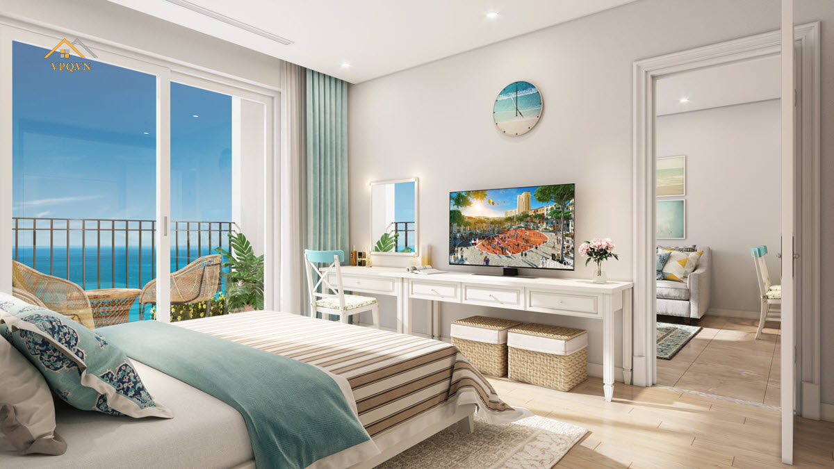 Góc view biển từ phòng ngủ căn hộ Hillside Residence - 1