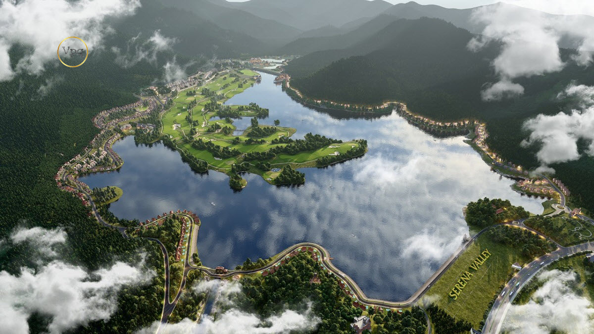 Phối cảnh dự &aacute;n Serena Valley Thanh Lanh Resort