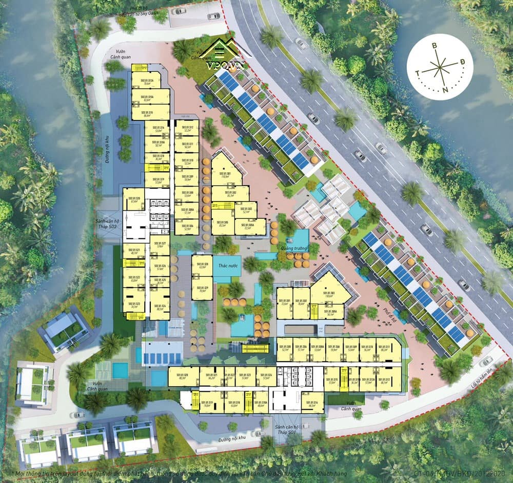 Shophouse khối đế Sol Forest Ecopark