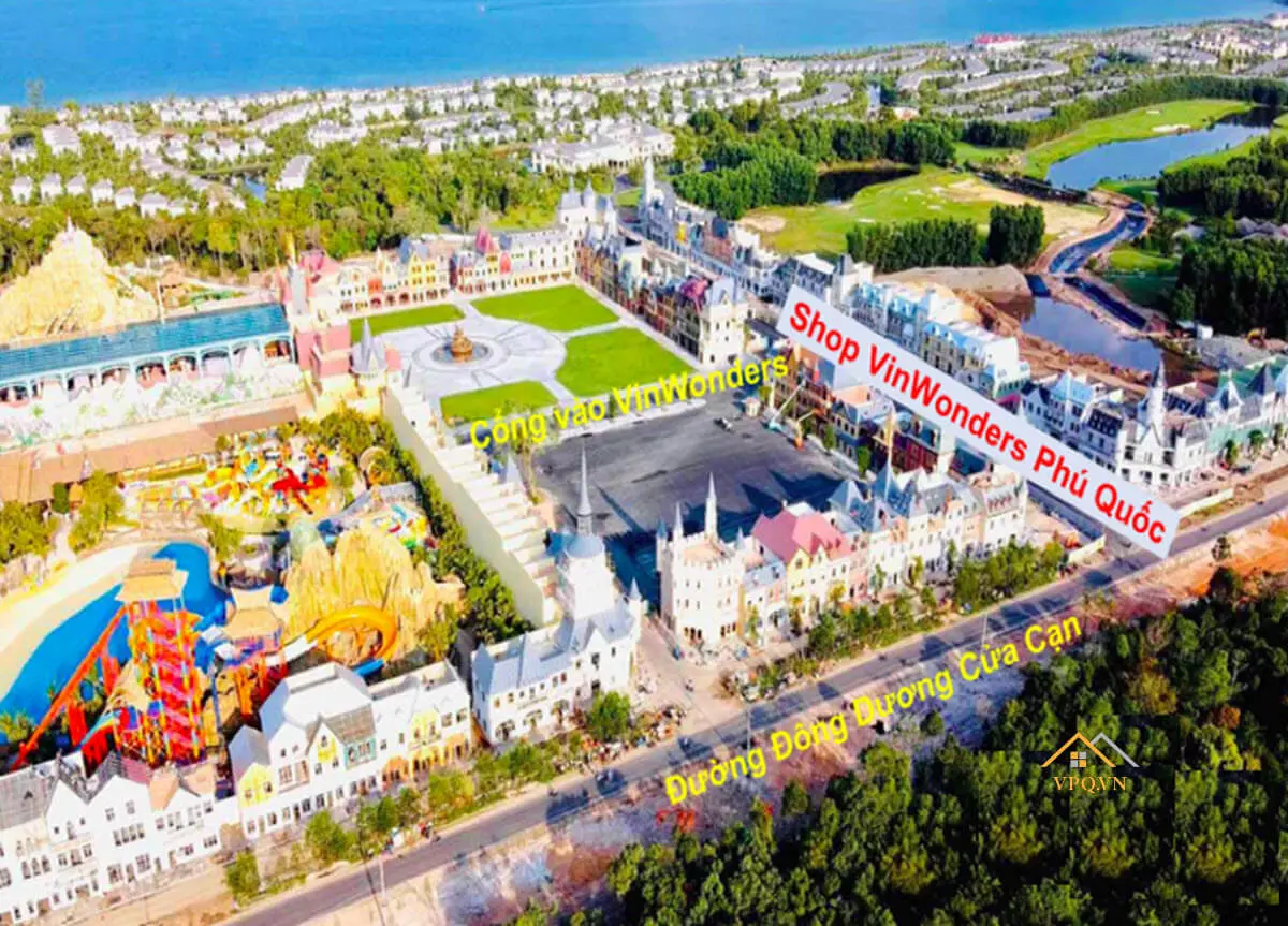 Vị trí shophouse Vin Wonders Phú Quốc
