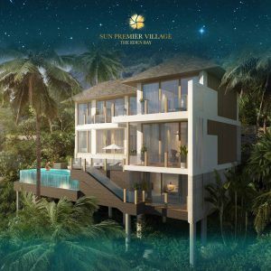 Phối cảnh biệt thự bìa rừng VIP50 Sun Premier Village The Eden Bay