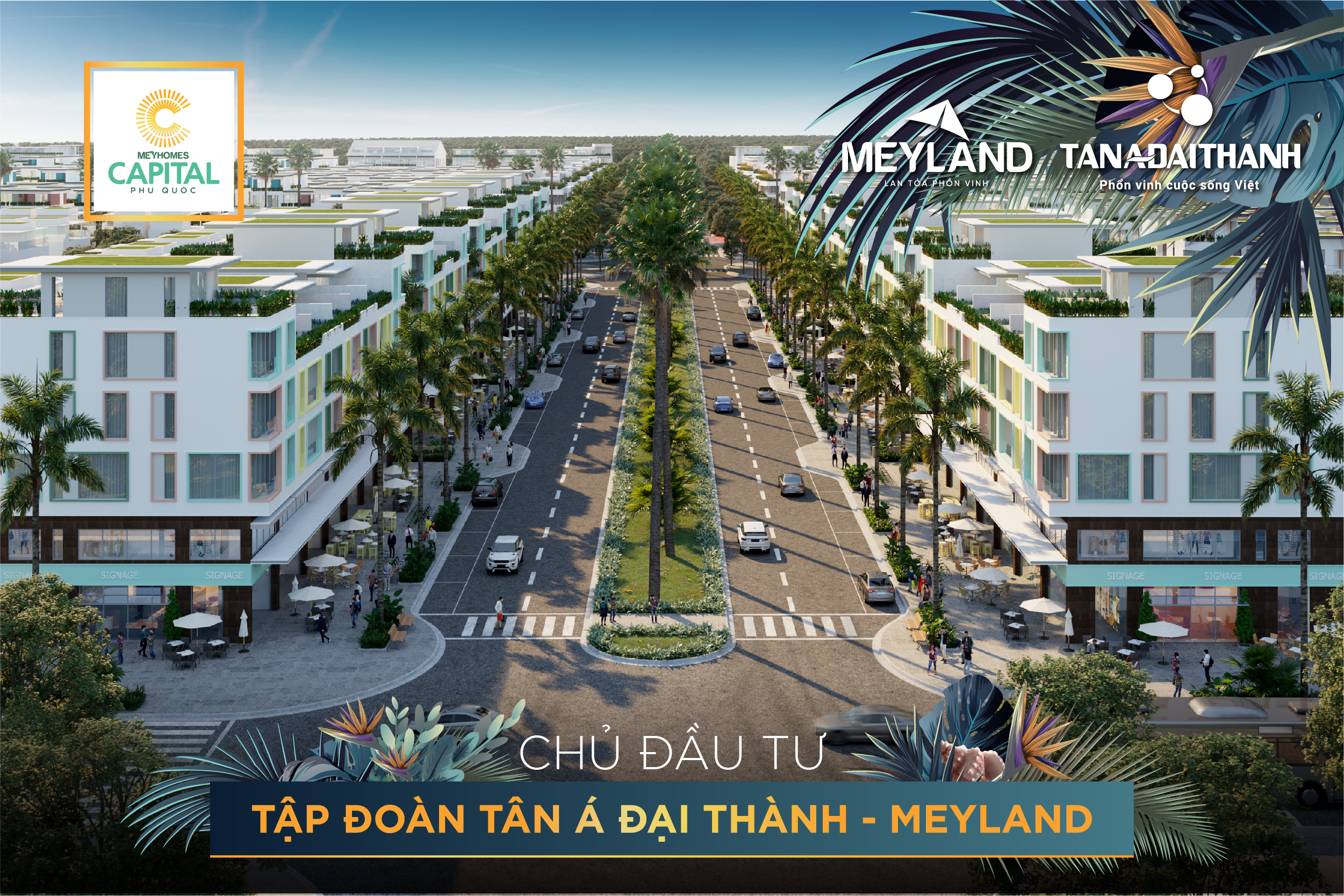 Phối cảnh Meyhomes Capital Phú Quốc
