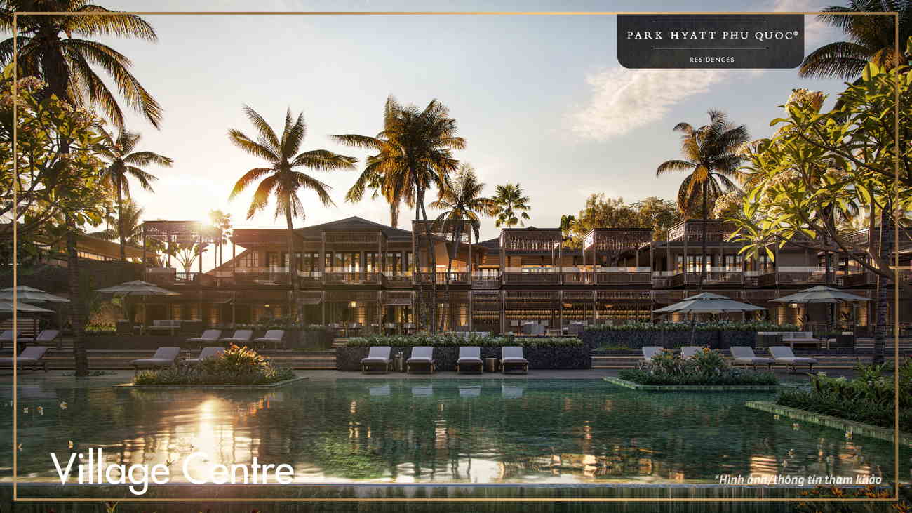 Kh&ocirc;ng gian trung t&acirc;m Park Hyatt Phu Quoc