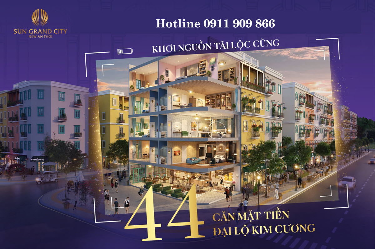 44 căn nhà phố Gateway An Thới sở hữu đại lộ kim cương