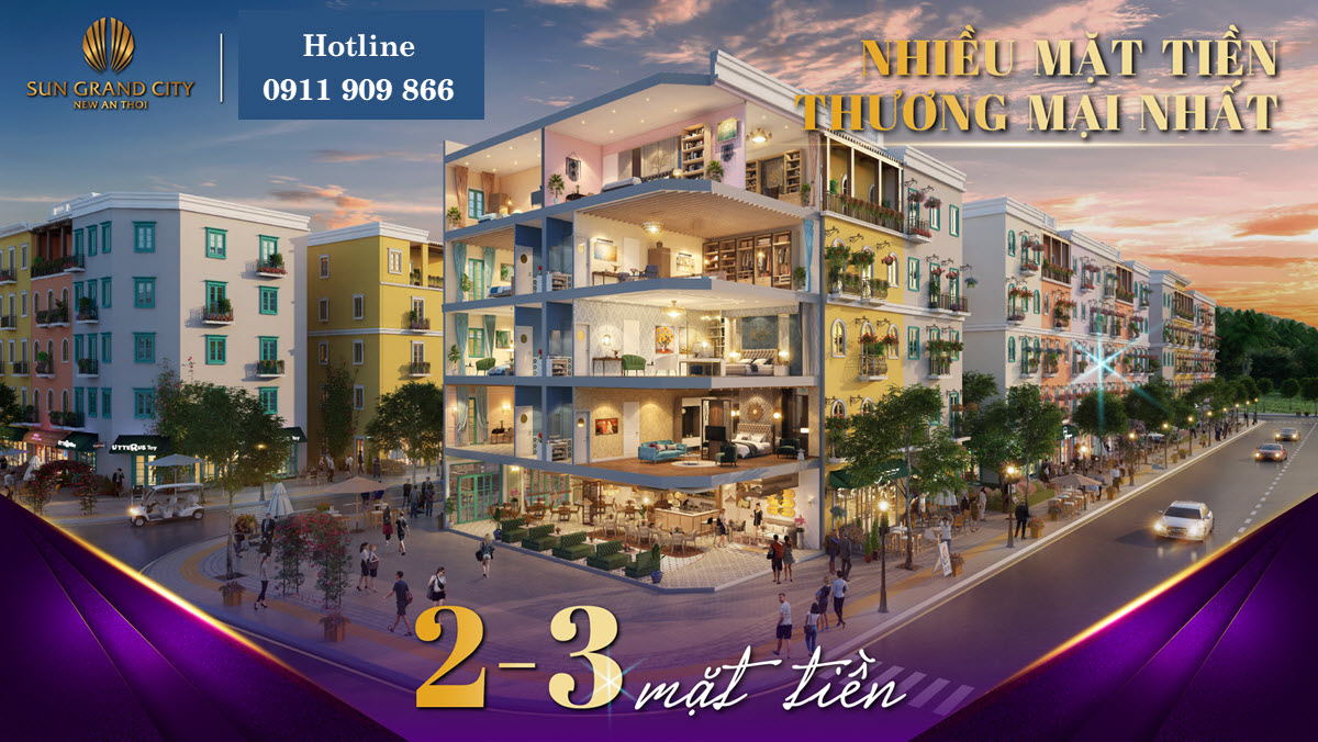 Thiết kế 3D nhà phố Gateway An Thới