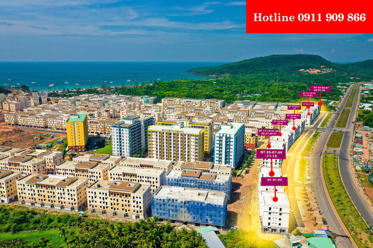 100% Nhà phố Gateway ( Mã căn lẻ) dự án Sun Grand City New An Thới đã cất nóc