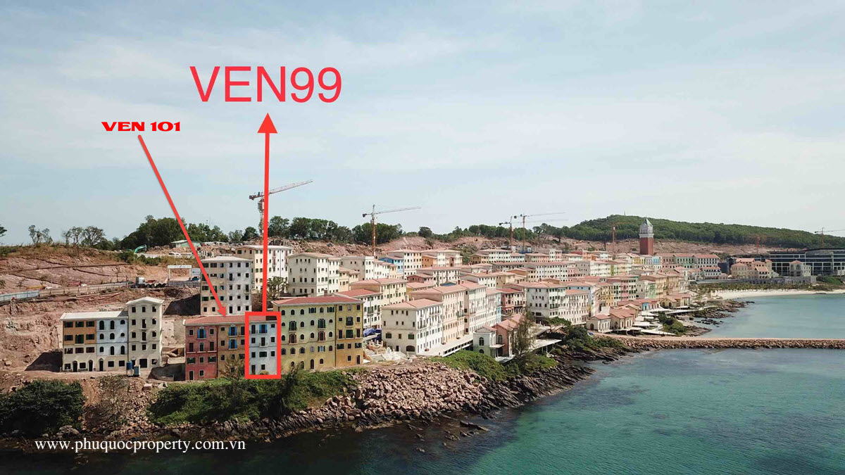 Hình ảnh thực tế căn VEN101 shophouse Địa Trung Hải