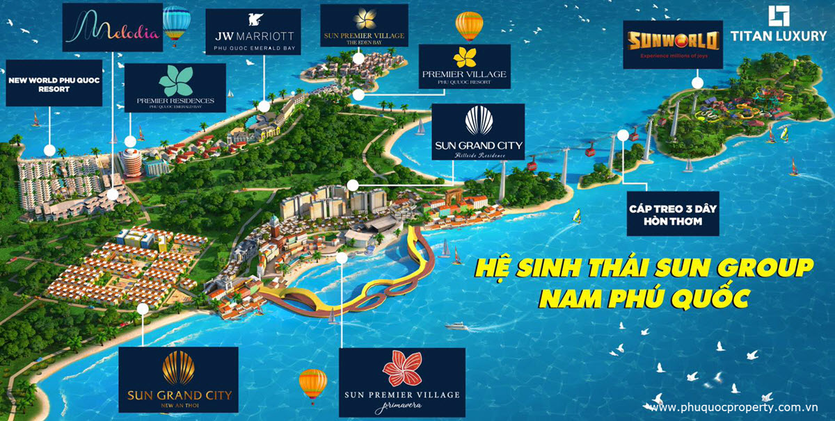 Hệ sinh thái Sun Group Nam Phú Quốc đón hàng triệu lượt khách giữa mùa dịch Covid