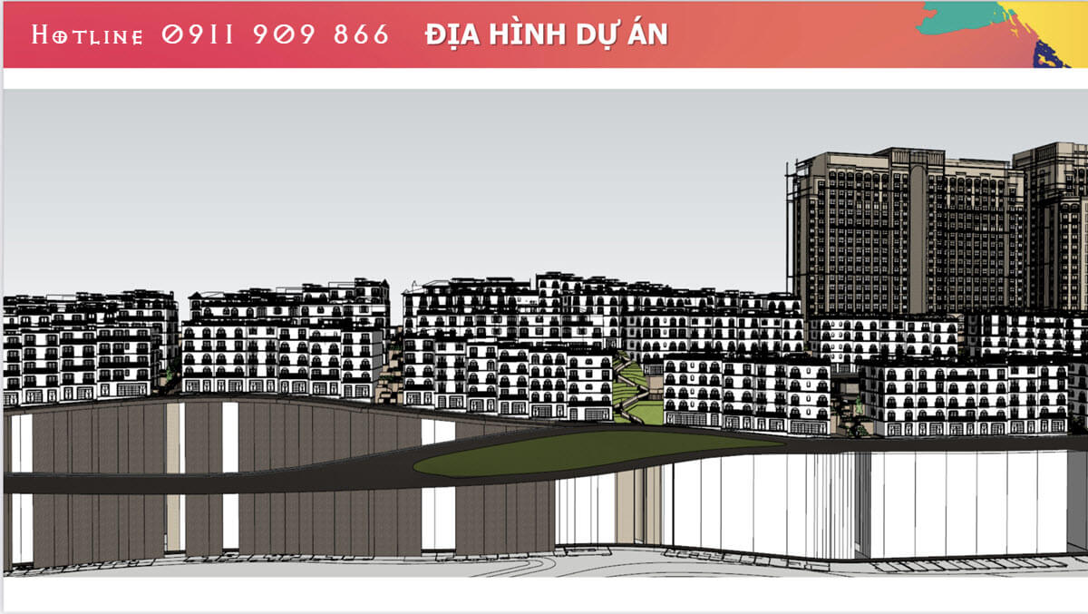Địa hình Shophouse Center Địa Trung Hải từ căn Amalfi 108 - 66