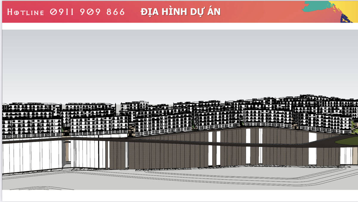Địa hình Shophouse Center Địa Trung Hải từ căn Amalfi 134-86