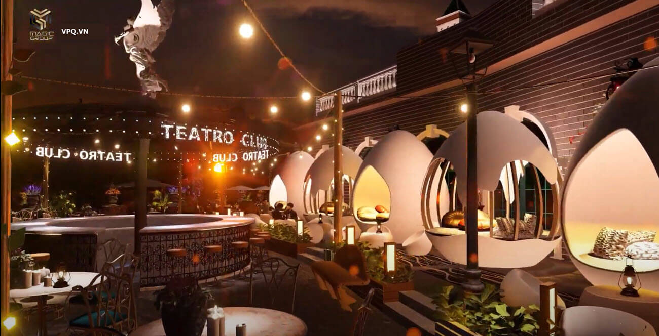 H&igrave;nh ảnh ph&iacute;a trong của Teatro Club Ph&uacute; Quốc